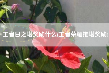 王者日之塔奖励什么(王者荣耀推塔奖励)