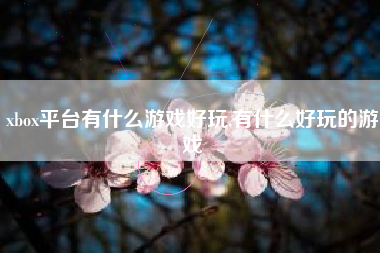 xbox平台有什么游戏好玩,有什么好玩的游戏