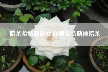 暗杀希特勒游戏,如果希特勒被暗杀