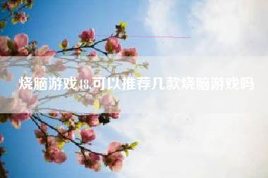 烧脑游戏48,可以推荐几款烧脑游戏吗