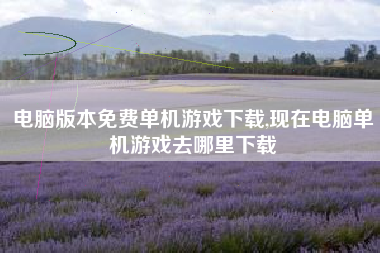 电脑版本免费单机游戏下载,现在电脑单机游戏去哪里下载