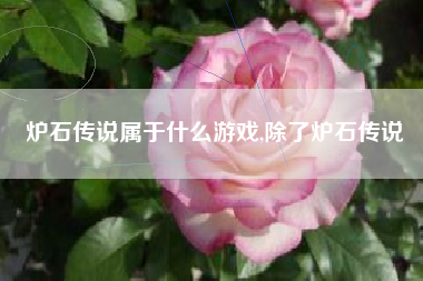 炉石传说属于什么游戏,除了炉石传说