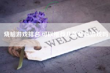 烧脑游戏排名,可以推荐几款烧脑游戏吗