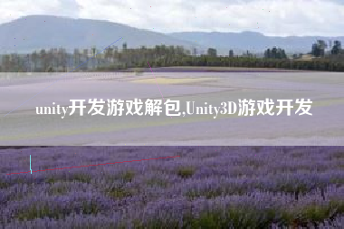 unity开发游戏解包,Unity3D游戏开发