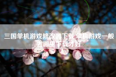 三国单机游戏修改器下载,单机游戏一般去哪里下载才好