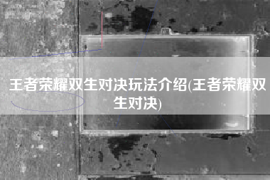 王者荣耀双生对决玩法介绍(王者荣耀双生对决)