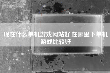 现在什么单机游戏网站好,在哪里下单机游戏比较好