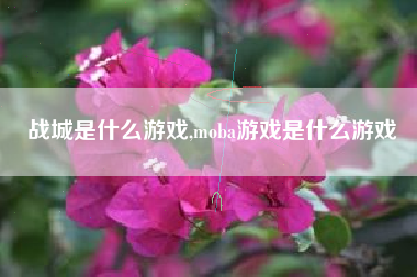 战城是什么游戏,moba游戏是什么游戏