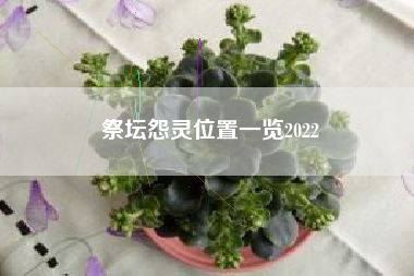 祭坛怨灵位置一览2022