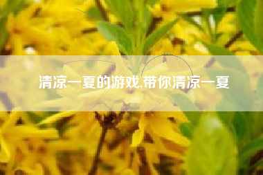 清凉一夏的游戏,带你清凉一夏