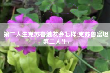 第二人生克苏鲁触发会怎样(克苏鲁富坦第二人生)