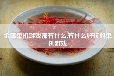 金庸单机游戏都有什么,有什么好玩的单机游戏
