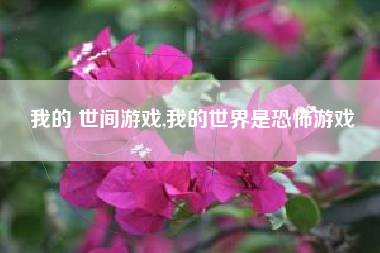 我的 世间游戏,我的世界是恐怖游戏