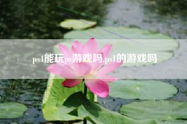 ps4能玩ps游戏吗,ps1的游戏吗