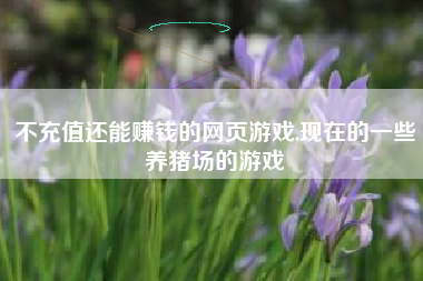 不充值还能赚钱的网页游戏,现在的一些养猪场的游戏