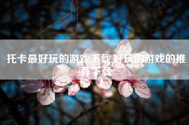 托卡最好玩的游戏下载,好玩的游戏的推荐下载