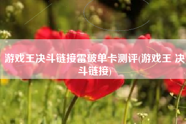 游戏王决斗链接雷破单卡测评(游戏王 决斗链接)