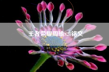 王者荣耀周瑜S28铭文