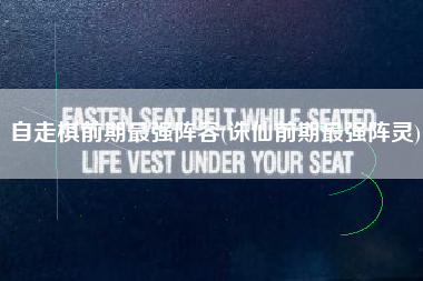 自走棋前期最强阵容(诛仙前期最强阵灵)