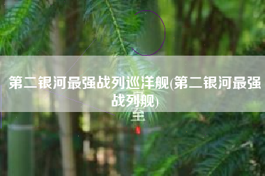 第二银河最强战列巡洋舰(第二银河最强战列舰)