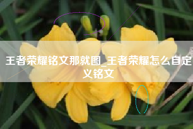 王者荣耀铭文那就图_王者荣耀怎么自定义铭文