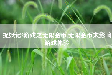 捉妖记2游戏之无限金币,无限金币太影响游戏体验