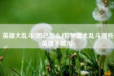 英雄大乱斗2妲己怎么样(梦境大乱斗哪些英雄不能用)