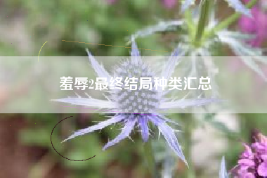 羞辱2最终结局种类汇总
