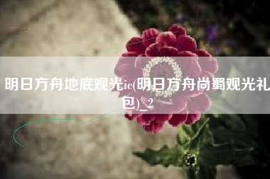 明日方舟地底观光ic(明日方舟尚蜀观光礼包)_2
