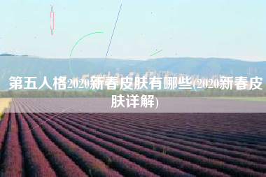 第五人格2020新春皮肤有哪些(2020新春皮肤详解)