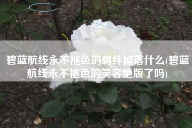 碧蓝航线永不褪色的羁绊掉落什么(碧蓝航线永不褪色的笑容绝版了吗)