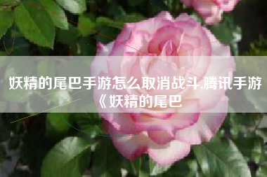 妖精的尾巴手游怎么取消战斗,腾讯手游《妖精的尾巴