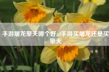 手游屠龙擎天哪个好,cf手游买屠龙还是买擎天
