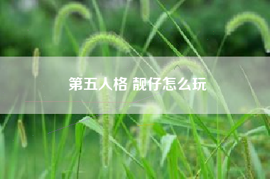 第五人格 靓仔怎么玩
