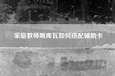 家庭教师斯库瓦如何搭配辅助卡