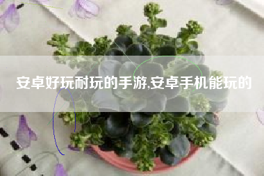 安卓好玩耐玩的手游,安卓手机能玩的