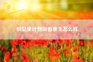 织女星计划剑齿象王怎么样
