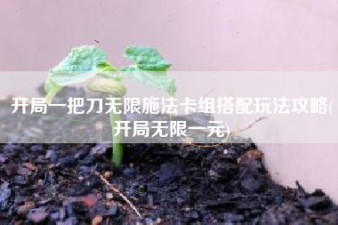 开局一把刀无限施法卡组搭配玩法攻略(开局无限一元)