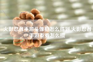 火影忍者手游头像框怎么得到,火影忍者手游点券怎么攒