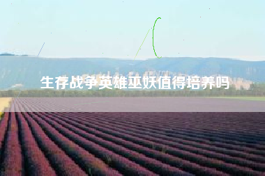生存战争英雄巫妖值得培养吗