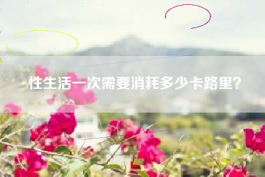 性生活一次需要消耗多少卡路里？