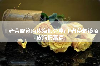 王者荣耀镜原皮海报分享(王者荣耀镜原皮海报高清)