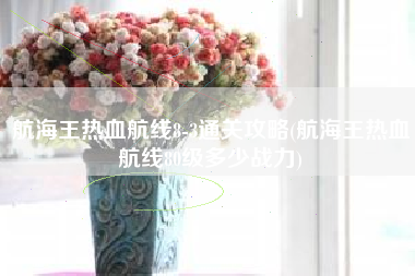 航海王热血航线8-3通关攻略(航海王热血航线80级多少战力)