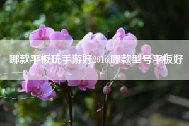 哪款平板玩手游好2016,哪款型号平板好