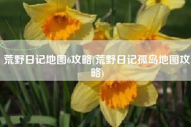 荒野日记地图6攻略(荒野日记孤岛地图攻略)