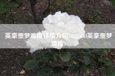 英豪噩梦难度详情介绍2022(dnf英豪噩梦难度)