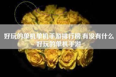 好玩的单机单机手游排行榜,有没有什么好玩的单机手游