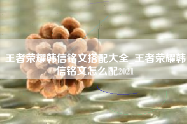 王者荣耀韩信铭文搭配大全_王者荣耀韩信铭文怎么配2021