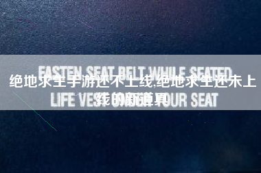 绝地求生手游还不上线,绝地求生还未上线的新道具