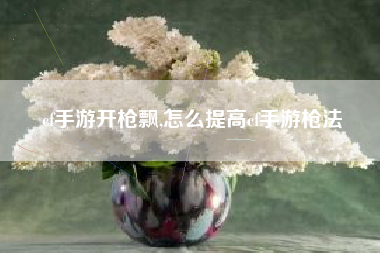 cf手游开枪飘,怎么提高cf手游枪法